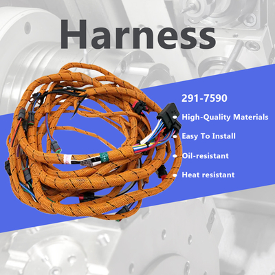 Excavator Diagnostic Cable Engine C6.4 Comprehensive Test Wiring Harness For  E320C E320D Injector Harness