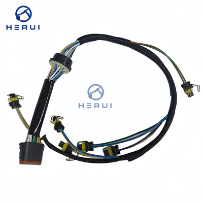 Excavator Spare Parts C7 Engine Fuel Injector Wiring Harness 222-5917 2225917 For  E324D E325D E329D