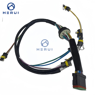 Excavator Spare Parts C7 Engine Fuel Injector Wiring Harness 222-5917 2225917 For  E324D E325D E329D