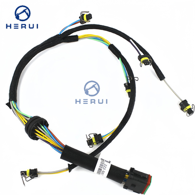Excavator Spare Parts C7 Engine Fuel Injector Wiring Harness 222-5917 2225917 For  E324D E325D E329D