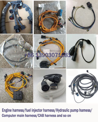 Injector Wiring Harness for Caterpillar E330D E336D Injectors C9 Excavator Parts 215-3249 419-0841