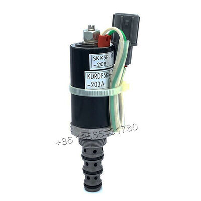Solenoid Valve SKX5P-17-208 KDRDE5K-20/40C07-109 R210-7 R215-7 R220-7 R225-7 for Hyundai Pump Parts