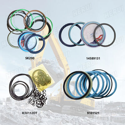 Arm Boom Bucket Hydraulic Cylinder Repair Seal Kit For E320 E320B E320C E320D  Excavator Parts