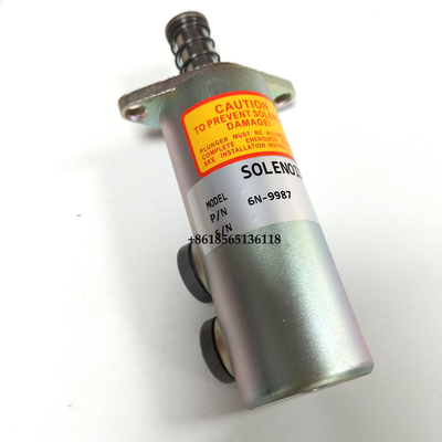 Fuel Shut Off Solenoid Valve 6N-9987 24V For Caterpillar 3208 E3208 Engines