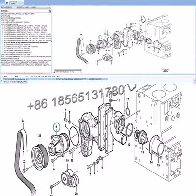 VOE 21247955 Coolant Pump EC210D EC200D EC220D EC240C EC290C for  Excavator Engine Parts Water Pump VOE 21404502