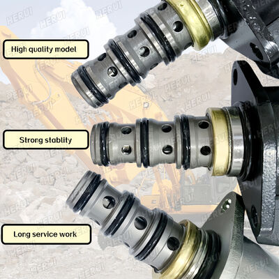 Excavadora Solenoide Solenoid Valve Coil Block Set Excavator Solenoid Valve for  Hyundai  Hitachi Doosan