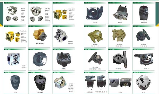 K3V112 Hydraulic Pilot  Gear Pump 14535458 EC210 EC240 EC290 for  Excavator